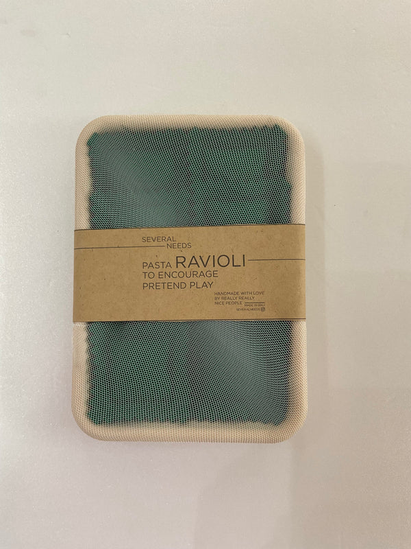 Playfood Felt Pasta Ravioli Small - Blue